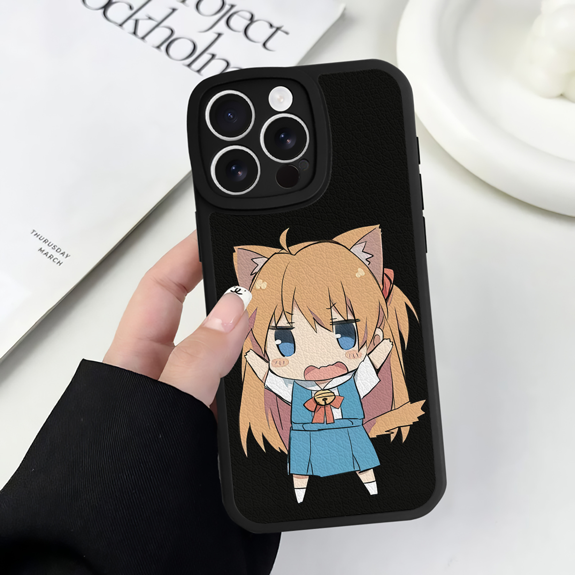 （画像用） EVA 新世紀エヴァンゲリオン 【iPhone 16シリーズ対応】シリコンスマホケース（レザー調） 材質：シリコン